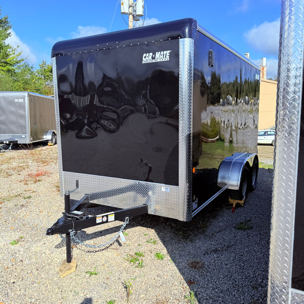 2026 Car Mate 7x14 HD Custom w/ BARN DOORS & 12" Additional Height
