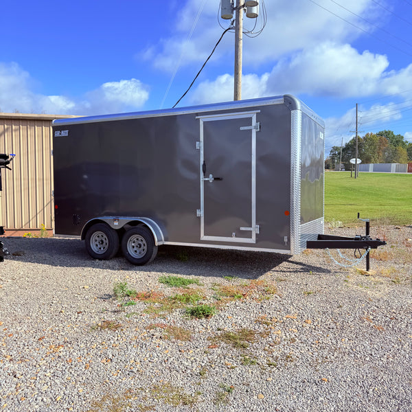 2026 Car Mate 7x16 HD Custom Cargo w/ Ramp Door & 12" ADDED HEIGHT