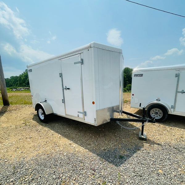 2025 Car Mate 6x12 V-Sportster W/ Ramp Door