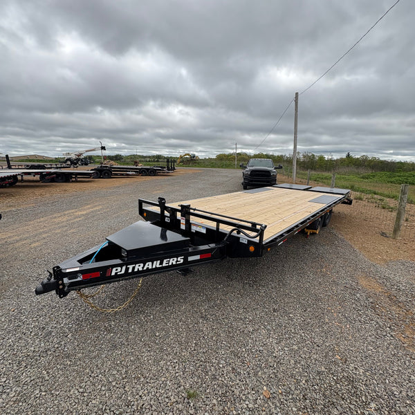 2025 PJ F8 8.5X20 DECKOVER FLATBED TRAILER