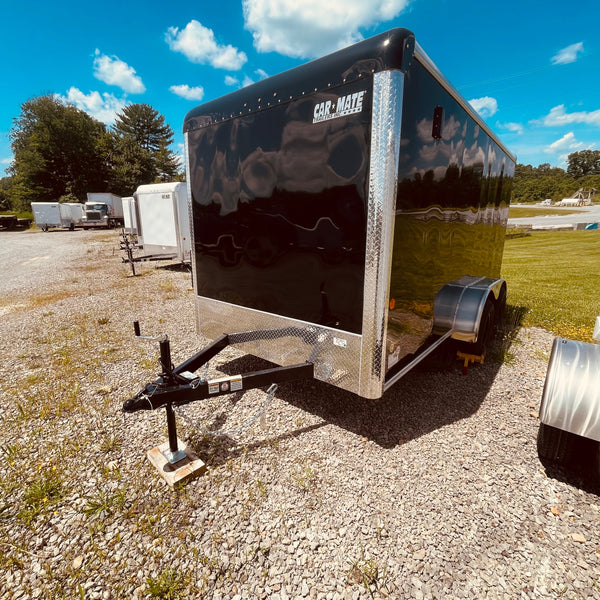 2025 Car Mate 7x14 Sportster w/ Barn Doors & 6"^
