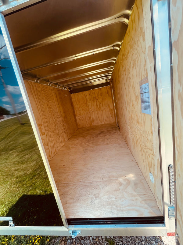 2025 Car Mate 7x14 Sportster w/ Barn Doors & 6"^