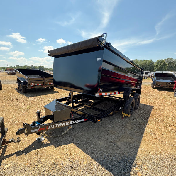 2026 PJ D7 7x14 Dump 14,000# GVWR 4' Tall Sides