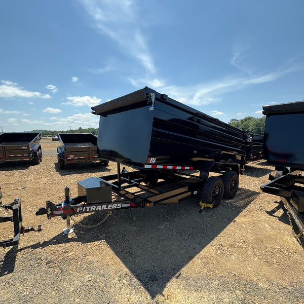 2026 PJ D7 7x14 Dump 14,000# GVWR 4' Tall Sides