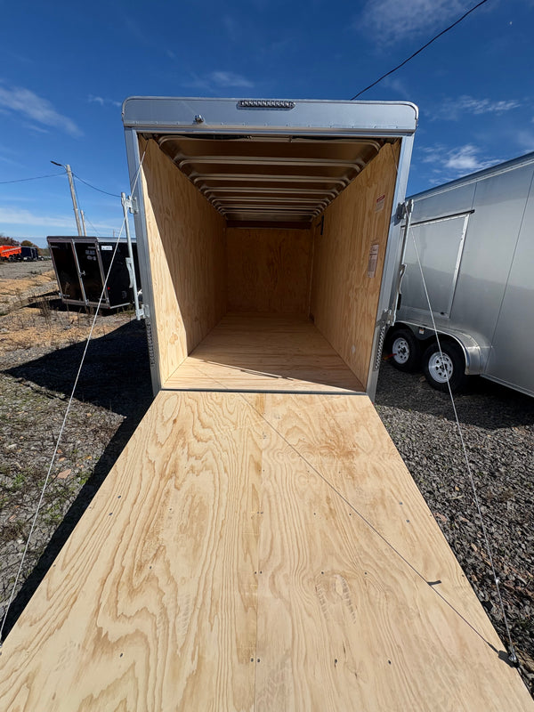 2025 Car Mate 7x16 Sportster w/ Ramp Door & 12" Added Height