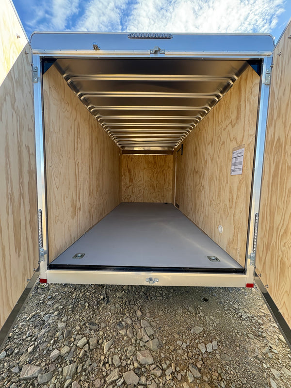 2026 Car Mate 7x16 Custom Cargo W/ BARN DOORS & 12" ADDED HEIGHT