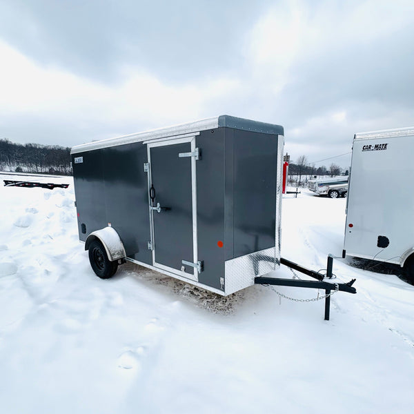 2026 Car Mate 6x12 V-Sportster W/ Ramp Door