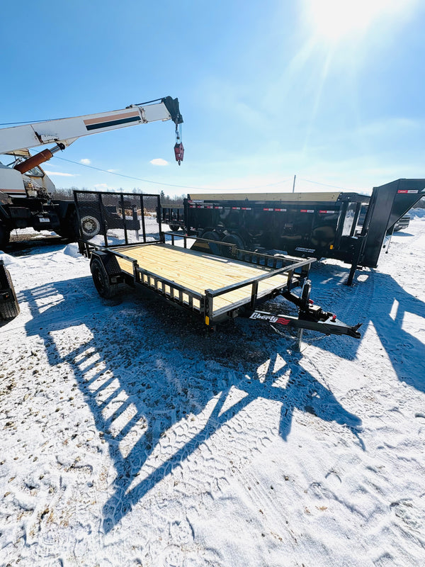 2026 LIBERTY 7X14 Utility 5K GVWR W/ ATV RAMPS