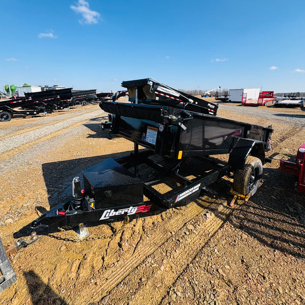 2026 LIBERTY 5X10 DUMP TRAILER 5K GVWR w/ Tarp/RAMPS