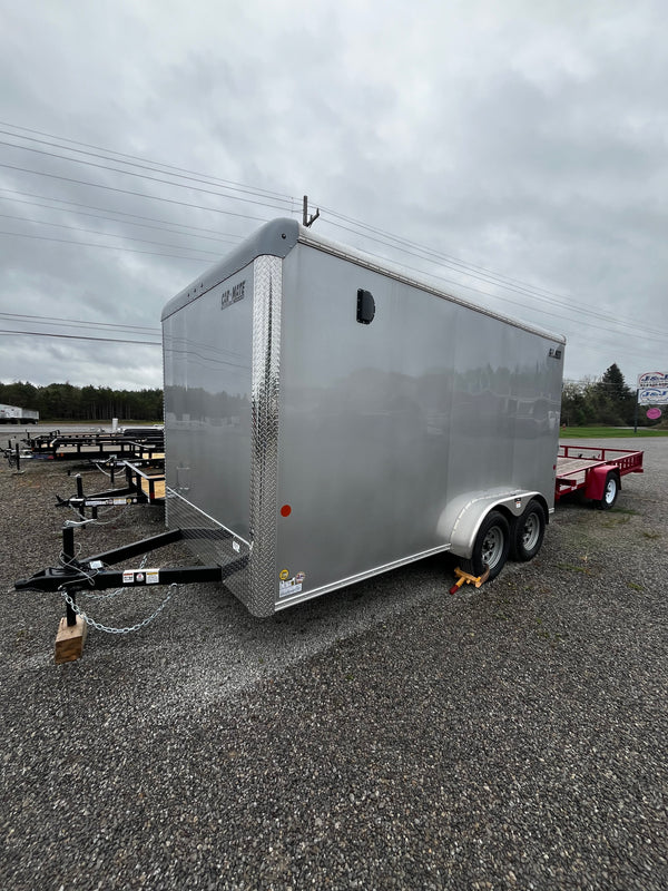 2026 Car Mate 7x14 Custom w/ Ramp Door & 12" Additional Height