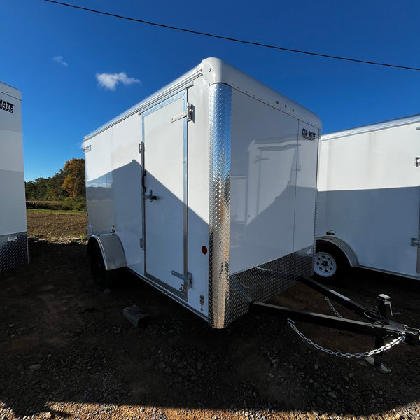 2026 Car Mate 6x12 Sportster w/ Barn Doors & 6" Additional Height
