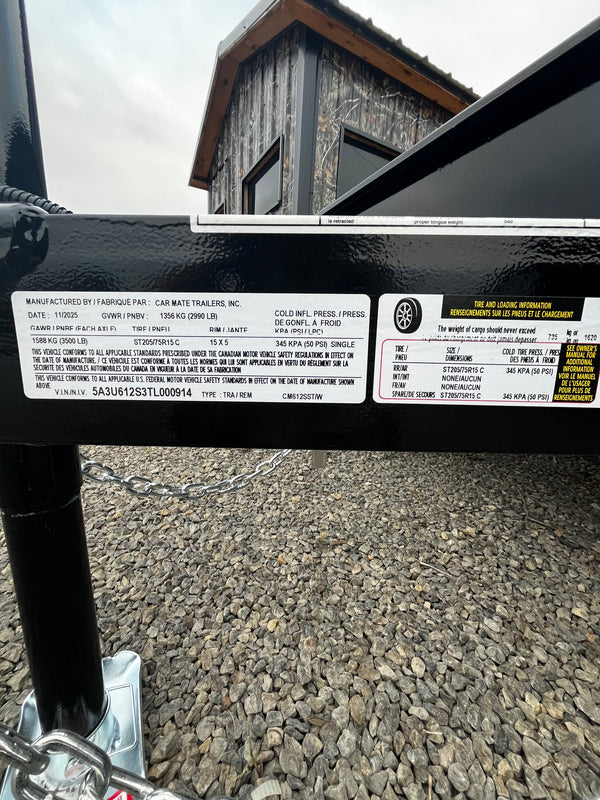 2026 Car Mate 6x12 SST