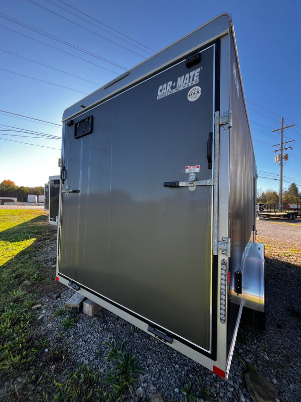 2025 Car Mate 7x16 HD Custom Cargo w/ Ramp Door & 12" Added Height/ 6" frame/ get out awning