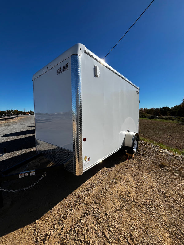 2025 CAR MATE 6X12 SPORTSTER w/ Ramp Door & 12" Additional Height