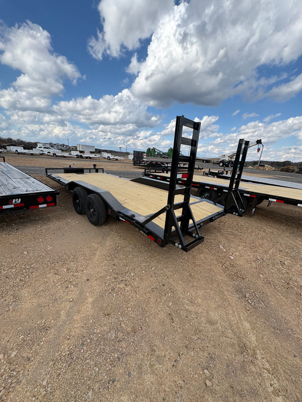 2026 PJ B5 8x20 Buggy Hauler W/ STAND UP RAMPS