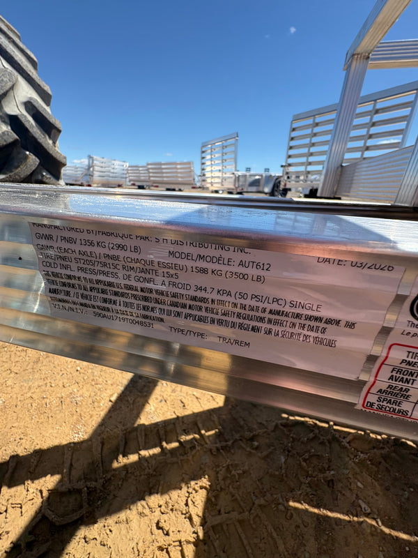 2026 SPORT HAVEN 6X12 AUT w/ ALUMINUM WHEELS