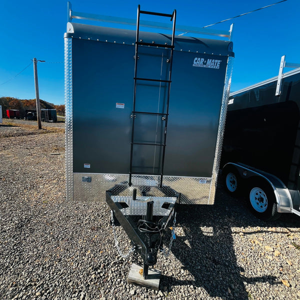 2026 Car Mate 7x18 Contractor PKG 1/6"ADDITIONAL HEIGHT/BARN DOORS