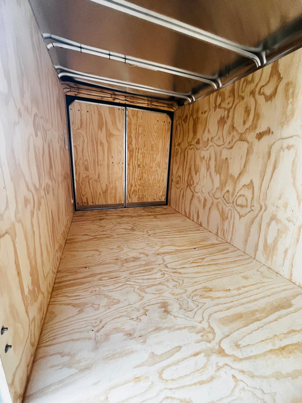 2025 Car Mate 7x14 Sportster w/ Barn Doors & 6"^