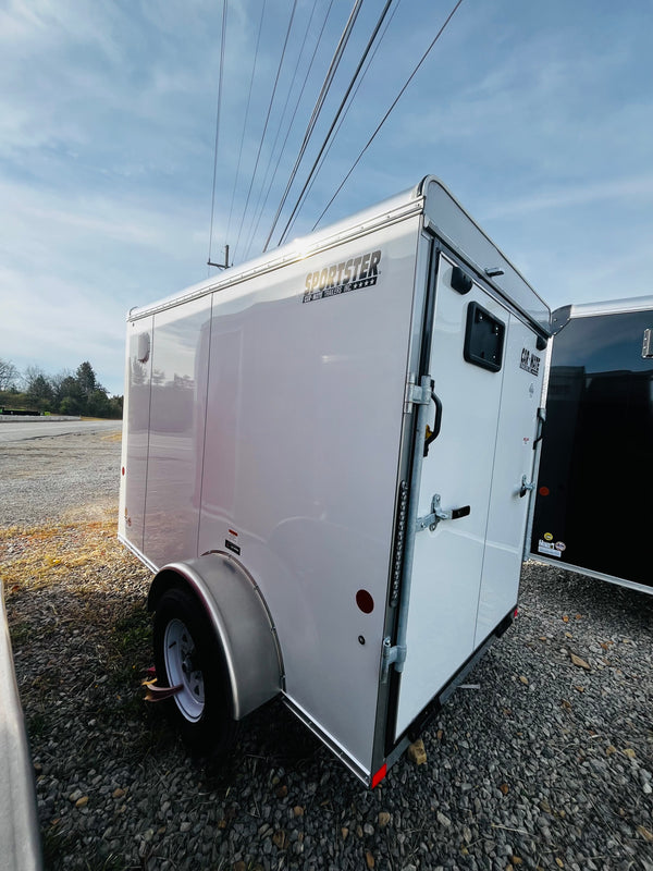 2026 CAR MATE 5X8 1/2 V-SPORT W/ RAMP DOOR & 6"^ ADDED HEIGHT