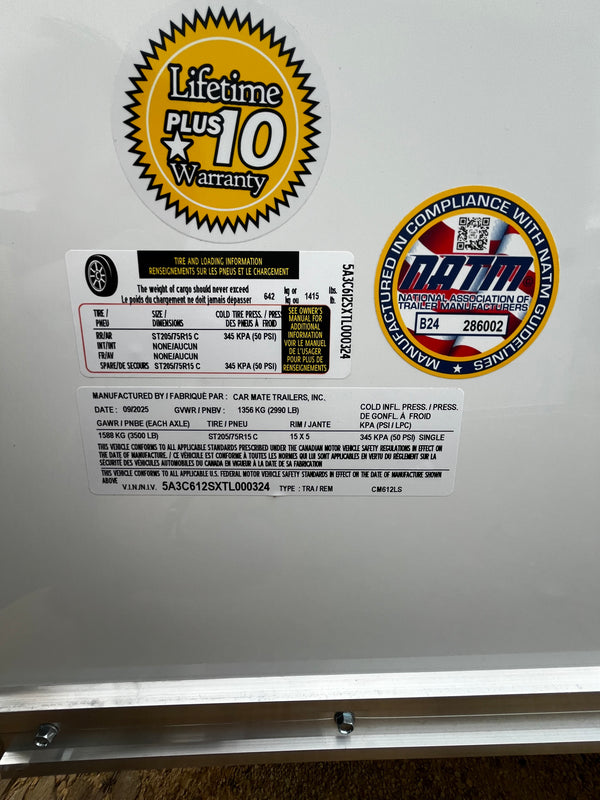 2026 Car Mate 6x12 Liberty Sport