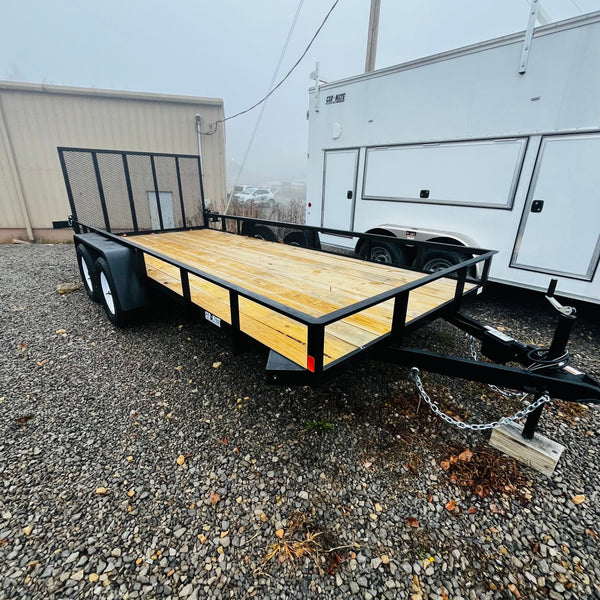 2026 Car Mate 6x16 Angle Iron 7K GVWR