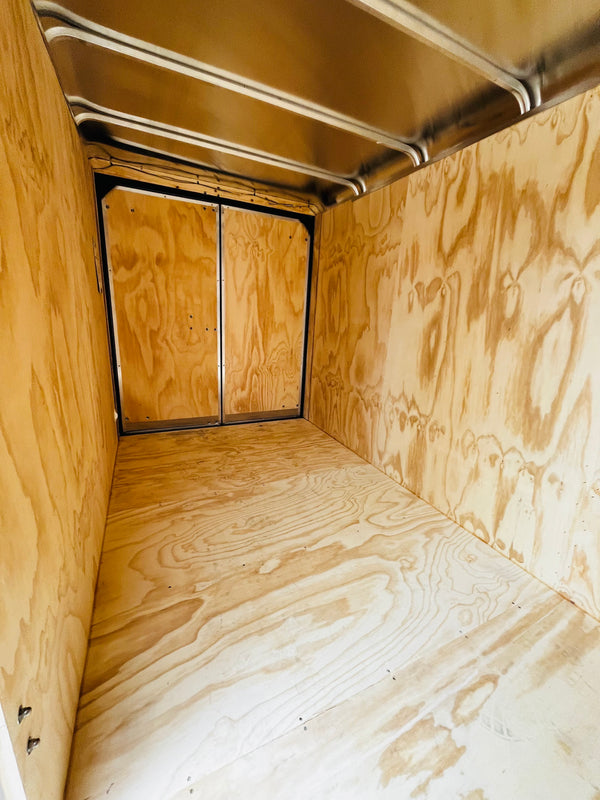 2025 CAR MATE 6X12 V-SPORT w/ Barn Doors & 6" Additional Height