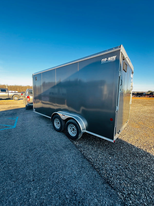2026 Car Mate 7x16 HD Custom Cargo w/ 12"^ / Ramp Door