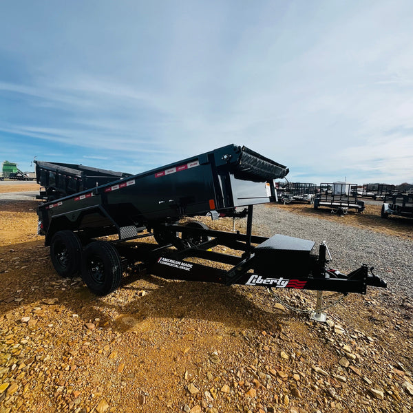 2025 LIBERTY 6X12 DUMP 7K GVWR- Ramps and Tarp
