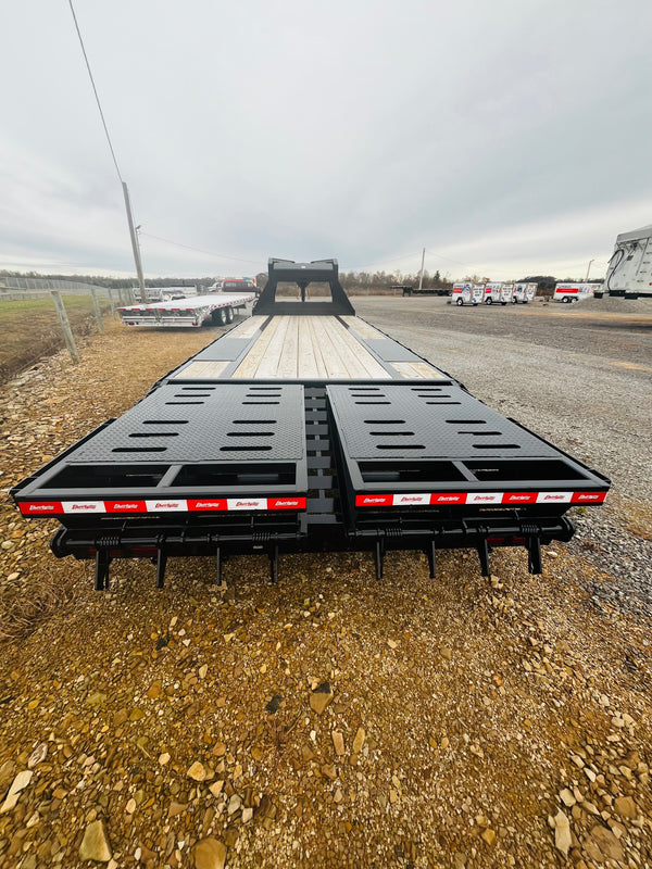 2025 Liberty 8.5x25 Deckover Flatbed GOOSENECK 15k GVWR w/ BIG ASS RAMPS