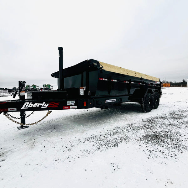 2026 LIBERTY 7X16 TELESCOPIC DUMP 15K GVWR