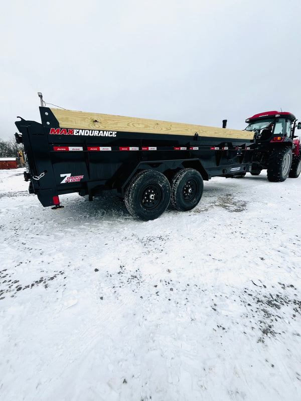 2026 LIBERTY 7X16 TELESCOPIC DUMP W/ TARP KIT/RAMPS/ 15K GVWR