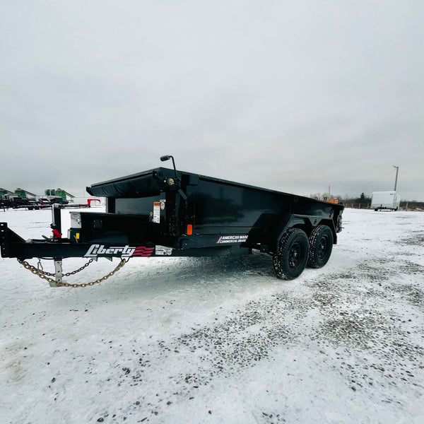 2026 LIBERTY 6X12 DUMP W/TARP KIT/ RAMPS/ 7K GVWR