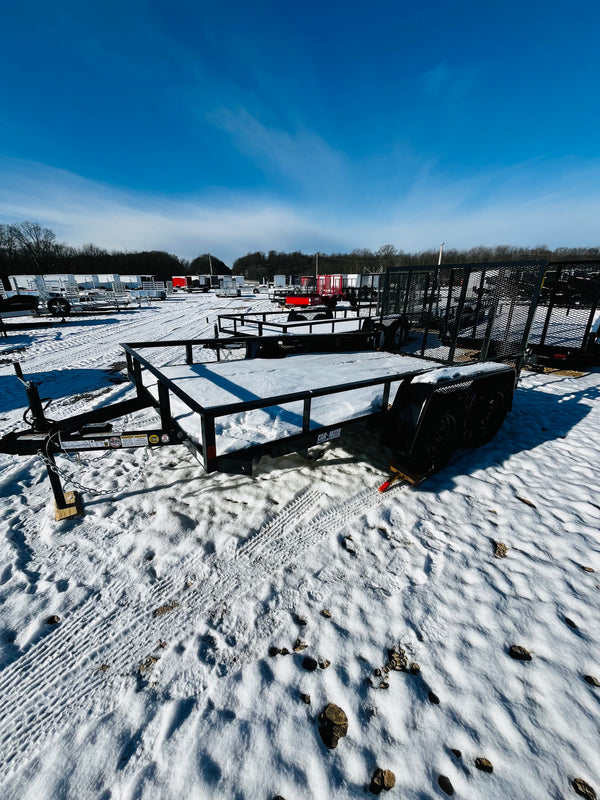 2026 CAR MATE 6X12 ANGLE IRON TANDEM 7K GVWR