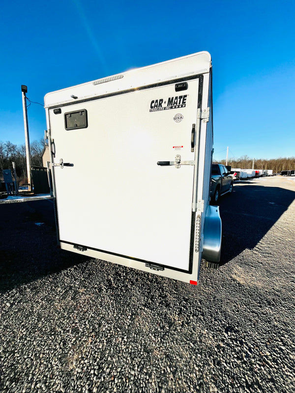 2026 Car Mate 7x14 V-Sportster W/ 6"^/ RAMP DOOR