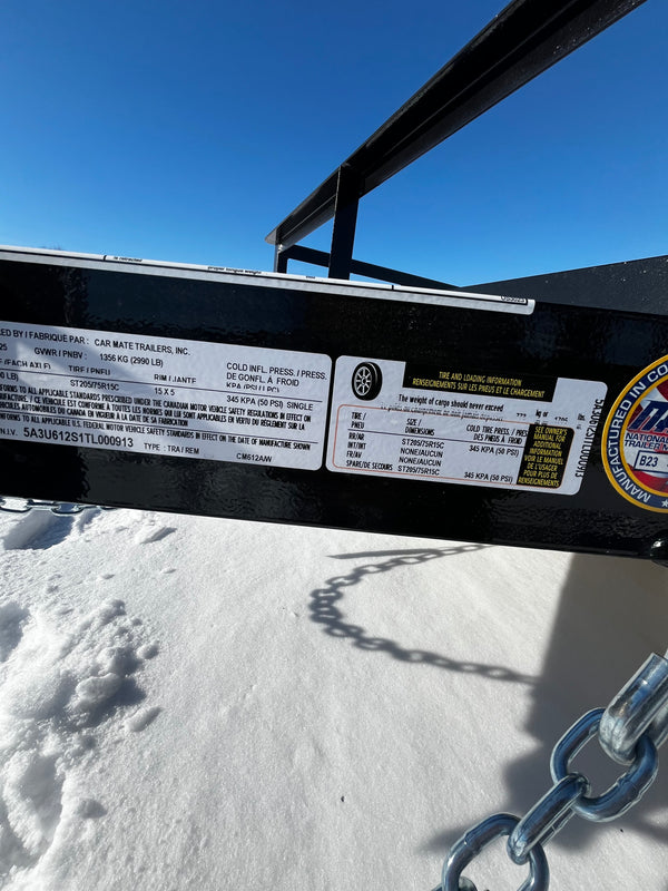 2026 CAR MATE 6X12 ANGLE IRON (80")