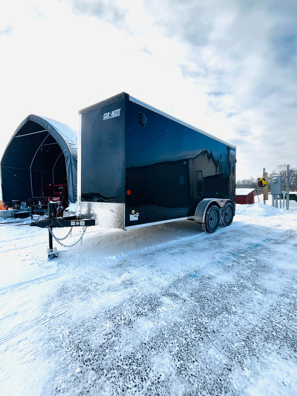 2026 CAR MATE 7X14 HD V-SPORT w/ 7K GVWR/ 6"^/RAMP