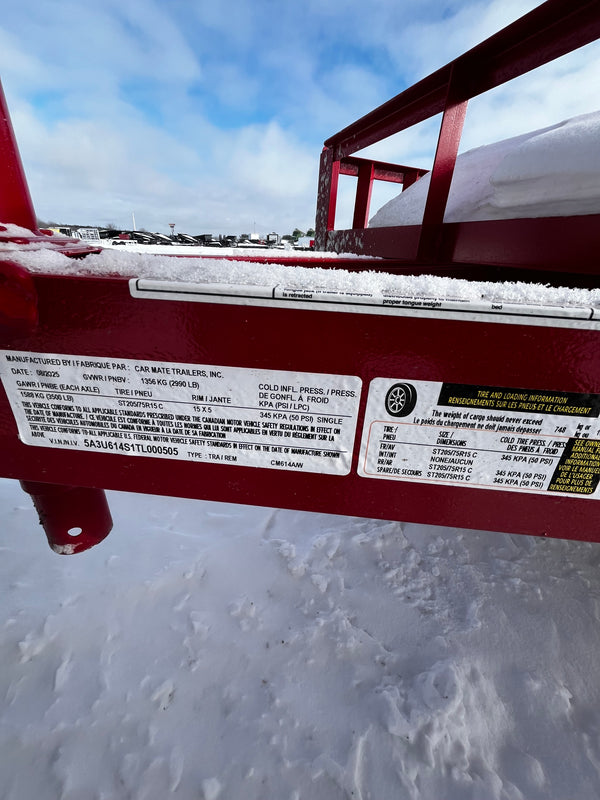 2026 CAR MATE 6X14 ANGLE IRON (80")