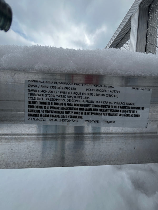 2026 SPORT HAVEN 7X14 AUT-S w/ Alum Wheels