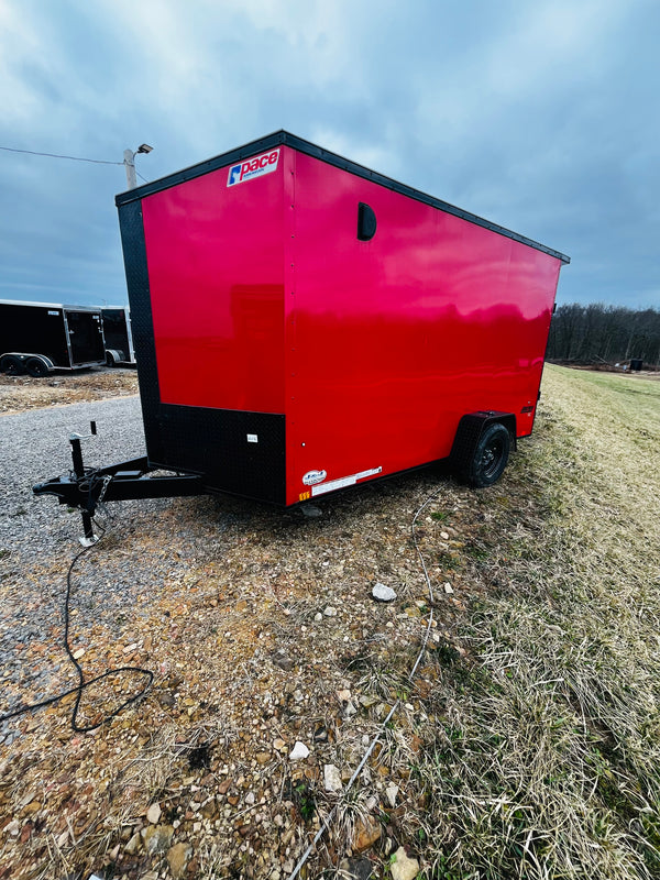 2023 PACE 7X12 JOURNEY SE Blackout w/ Rear Spoiler and Load Lights