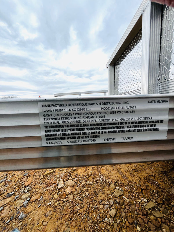 2026 SPORT HAVEN 6X12 AUT-S W/ ALUMINUM WHEELS