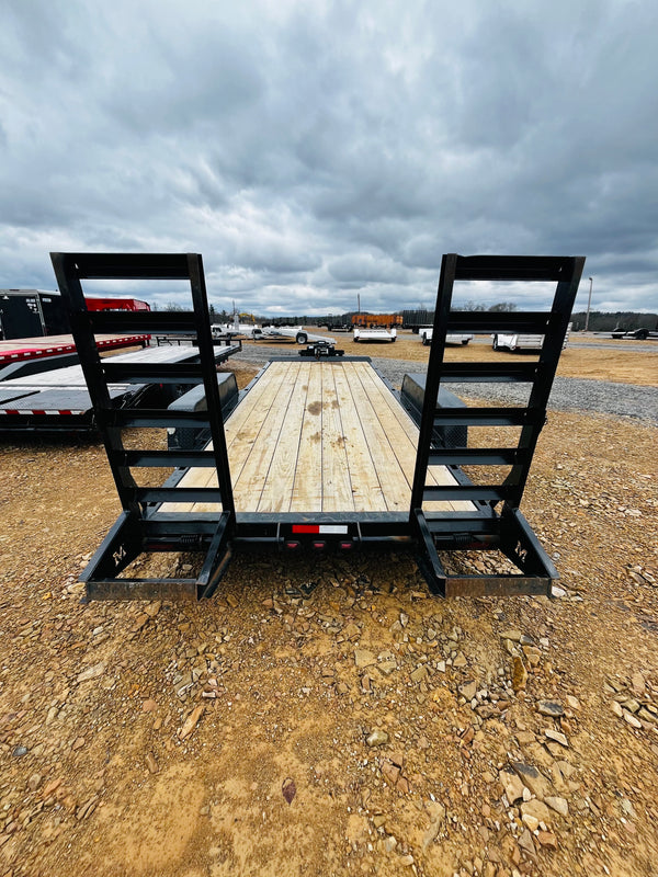 Pre Owned Moritz 7x18 14K GVWR Equipment Trailer w/ Winch