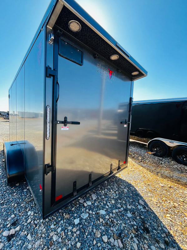 2026 DURABULL ALUMINUM 7X16 ELITE W/ RAMP & 6" ADDITIONAL HEIGHT/ WALK ON ROOF