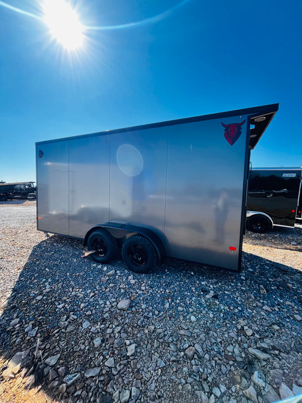 2026 DURABULL ALUMINUM 7X16 ELITE W/ RAMP & 6" ADDITIONAL HEIGHT/ WALK ON ROOF