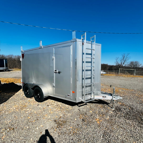 2026 DuraBull 7x12 Contractor Package w/ Barn Doors AND RAMPS