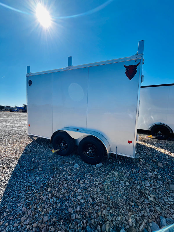 2026 DuraBull 7x12 Contractor Package w/ Barn Doors AND RAMPS