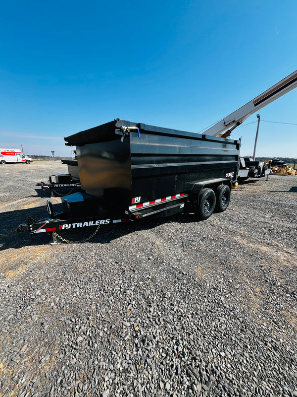 2026 PJ D7 7x14 Dump 14,000# GVWR 4' Tall Sides