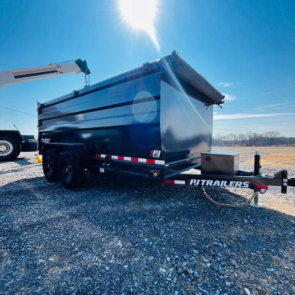 2026 PJ D7 7x14 Dump 14,000# GVWR 4' Tall Sides