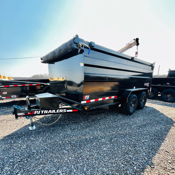 2026 PJ D7 7x14 Dump 14,000# GVWR 4' Tall Sides