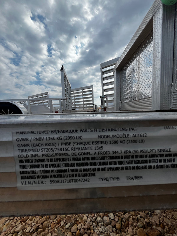 2026 SPORT HAVEN 6X12 AUT-S W/ ALUMINUM WHEELS