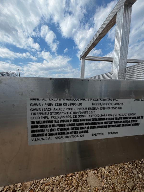 2026 SPORT HAVEN 7X14 AUT W/ ALUMINUM WHEELS